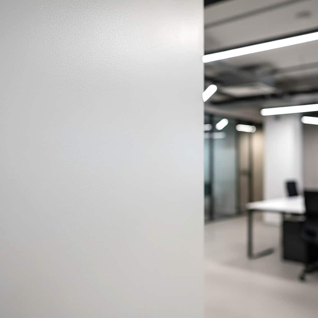 Bir ofis odasındaki boş bir duvar alanıdır. Office workplace with a blank wall, slightly askew as if viewed from an unexpe...